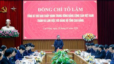 Tổng Bí thư: Cao Bằng biến lợi thế đặc thù thành động lực phát triển thực chất
