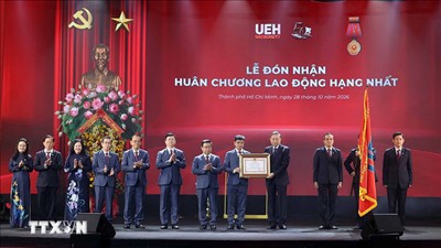 Tổng Bí thư, Chủ tịch nước Tô Lâm dự Lễ kỷ niệm 50 năm thành lập Đại học Kinh tế TPHCM