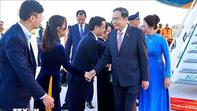 Chủ tịch Quốc hội Trần Thanh Mẫn và phu nhân thăm chính thức Cộng hòa Italy