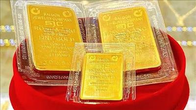 Giá vàng trong nước giảm gần 1 triệu đồng phiên mở cửa đầu tuần