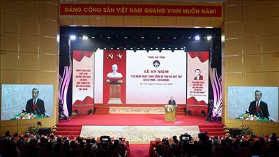 Tổng Bí thư, Chủ tịch nước Tô Lâm dự Lễ kỷ niệm 120 năm Ngày sinh Tổng Bí thư Hà Huy Tập