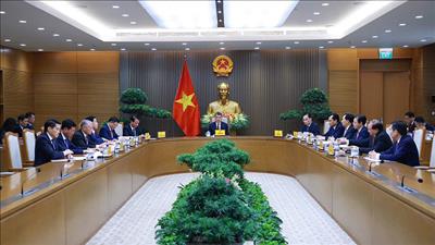 Thủ tướng Lê Minh Hưng điện đàm với Thủ tướng Trung Quốc Lý Cường