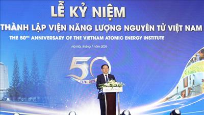 Phó Thủ tướng Hồ Quốc Dũng dự kỷ niệm 50 năm thành lập Viện Năng lượng nguyên tử Việt Nam