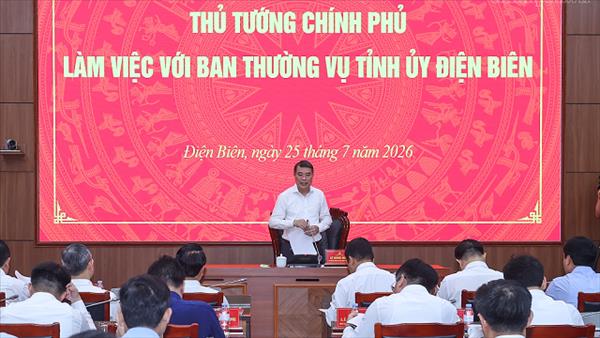 Thủ tướng Lê Minh Hưng: Điện Biên phải cạnh tranh bằng năng lực điều hành, mạnh dạn đề xuất cơ chế để bứt phá
