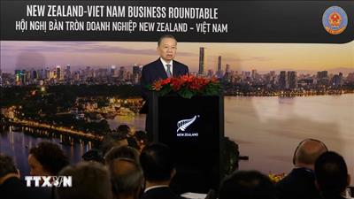 Tổng Bí thư, Chủ tịch nước dự Hội nghị bàn tròn doanh nghiệp New Zealand - Việt Nam