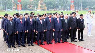 81 năm Quốc khánh: Lãnh đạo Đảng, Nhà nước vào Lăng viếng Chủ tịch Hồ Chí Minh