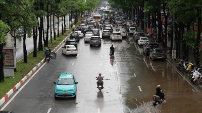 Nhiều khu vực có mưa dông, mưa tập trung vào chiều và tối