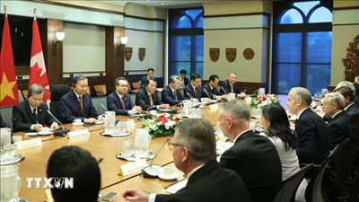 Tổng Bí thư, Chủ tịch nước Tô Lâm hội đàm với Thủ tướng Canada Mark Carney
