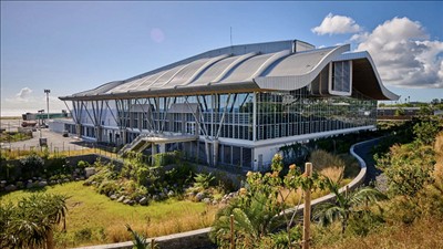 Sân bay xứ nóng dùng gió trời thay điều hòa, giảm thải CO2