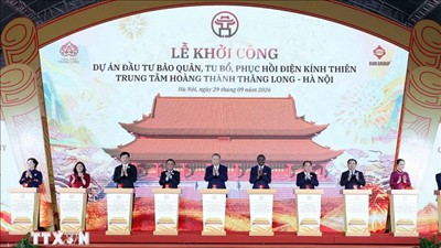 Tổng Bí thư, Chủ tịch nước Tô Lâm dự Lễ khởi công dự án đầu tư bảo quản, tu bổ, phục hồi Điện Kính Thiên